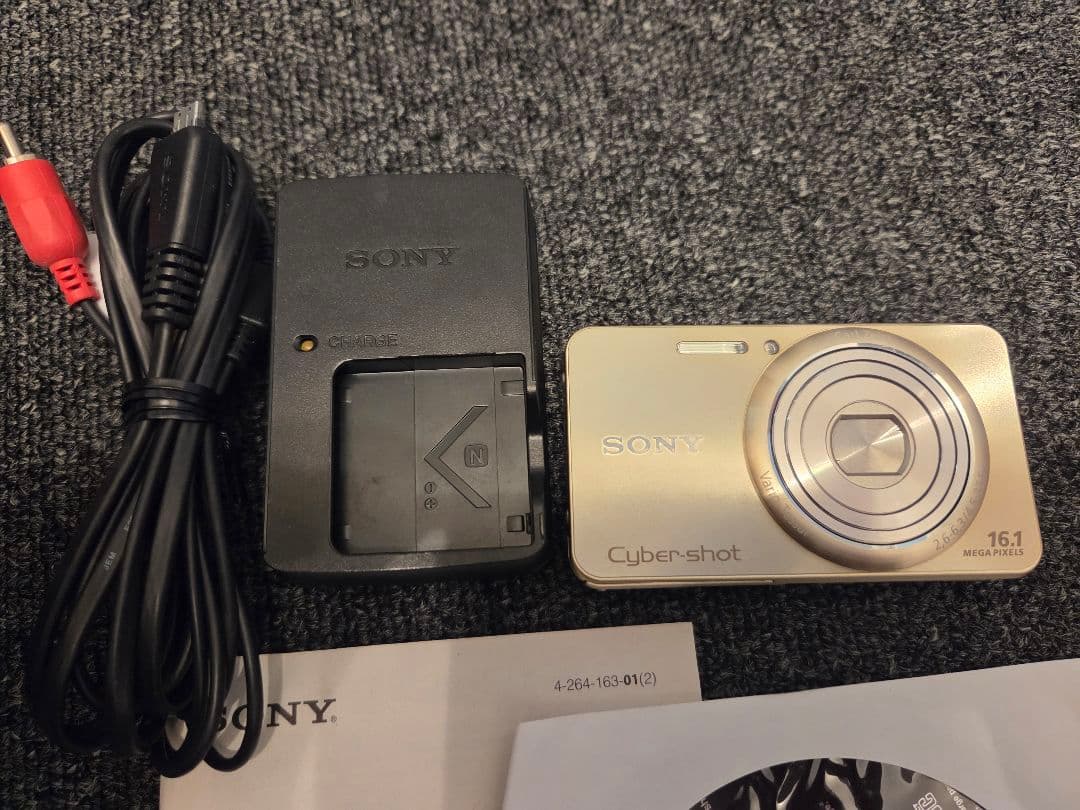★美品★Sony Cyber Shot DSC-W570 ゴールド デジカメ
