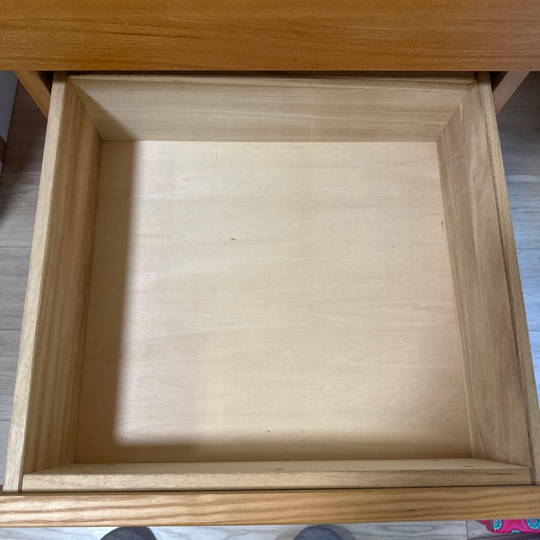 無印良品 タモ材 3段チェスト