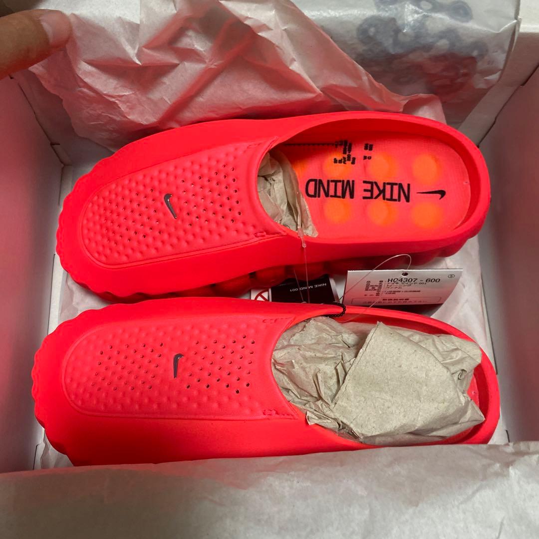 靴 Nike Mind 001 Mules Solar Red/Hyper 25Cm