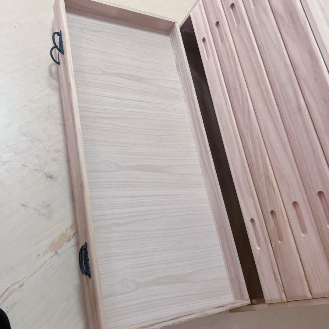 桐箪笥　桐タンス 7段　着物たんす　和装　収納　幅96×高さ56×奥行き44