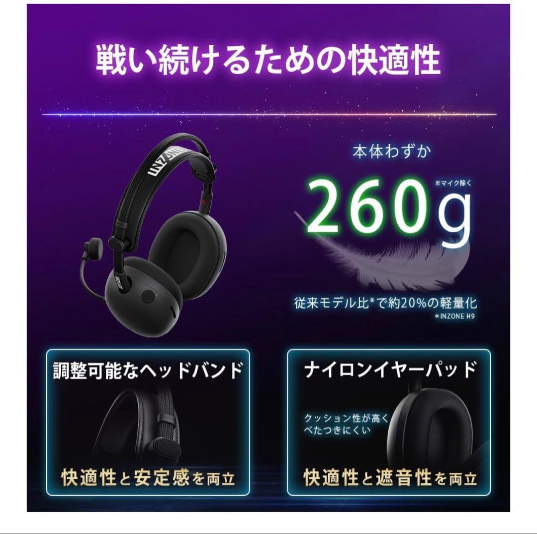 ソニー(SONY) ゲーミングヘッドセット INZONE H9 Ⅱ