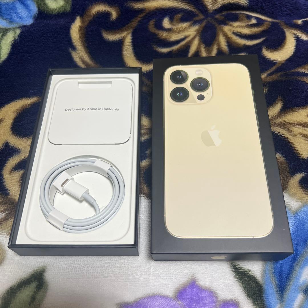 iPhone13pro 256GゴールドSIMフリー バッテリー最大容量100%