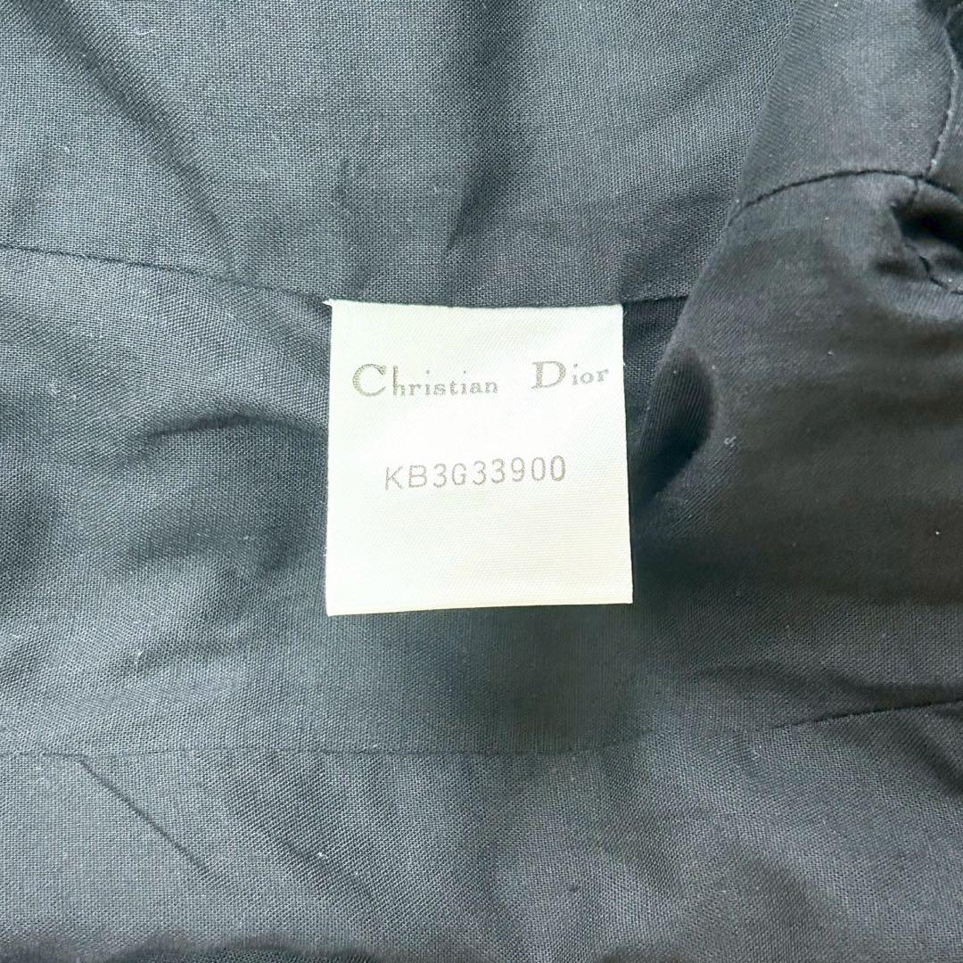 ★美品★ディオール　半袖ジャケット　ストライプ　ダブルブレスト　コットン100%