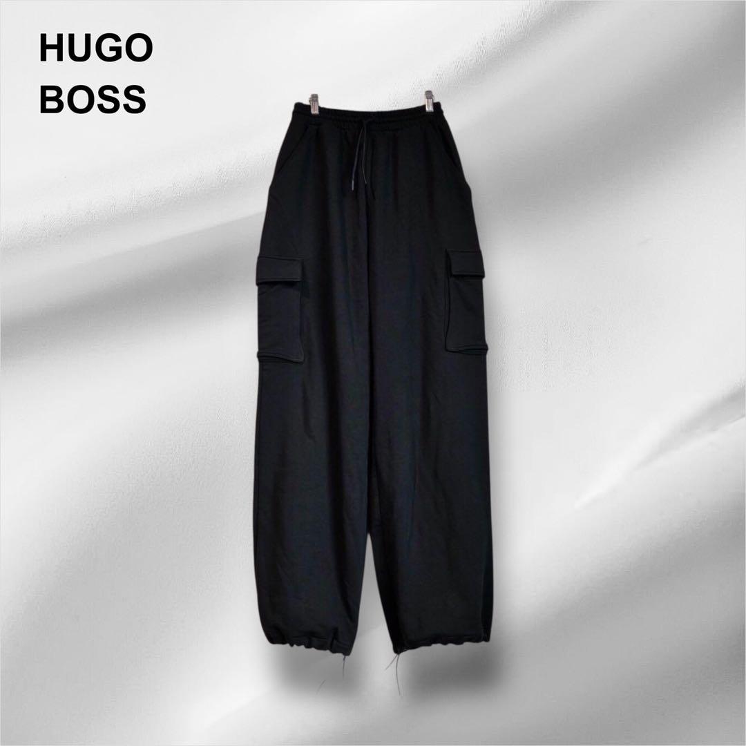 HUGOリラックスフィットカーゴスウェットパンツ NALEVA ドローコード