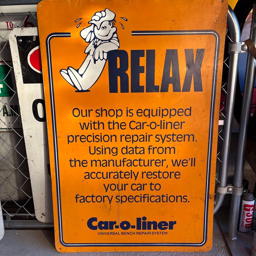 アメリカ ヴィンテージ 看板 カーショップ 大型 USA製