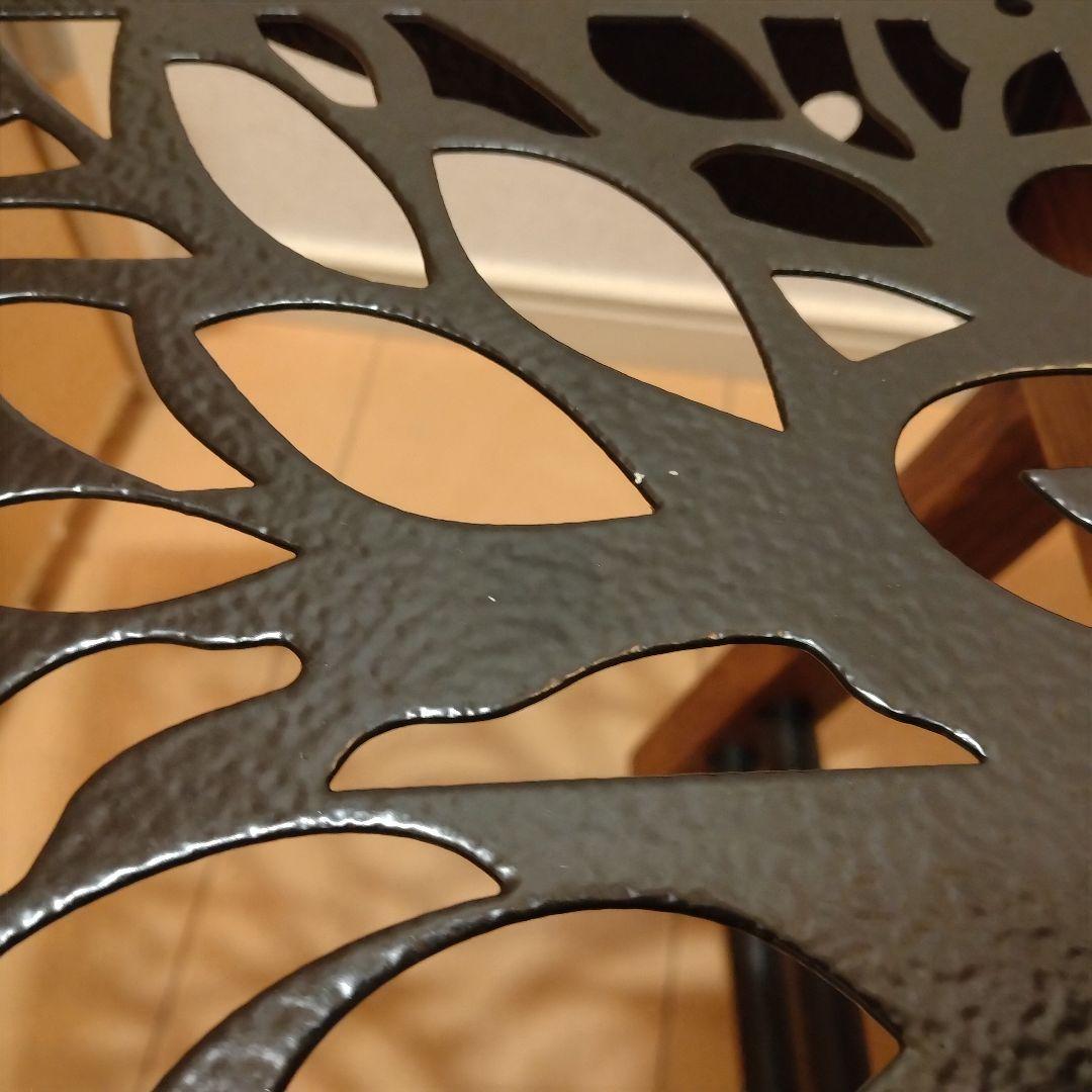 Smith-masa　ハレテーブル アイアンプレートツリー柄2枚セット