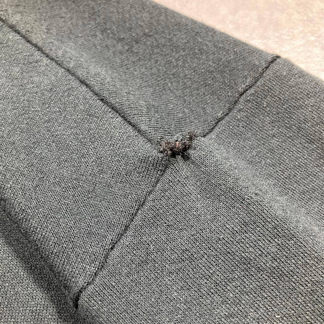 90s USA製 ディズニー スウェット 逆さミッキー 黒 ヴィンテージ