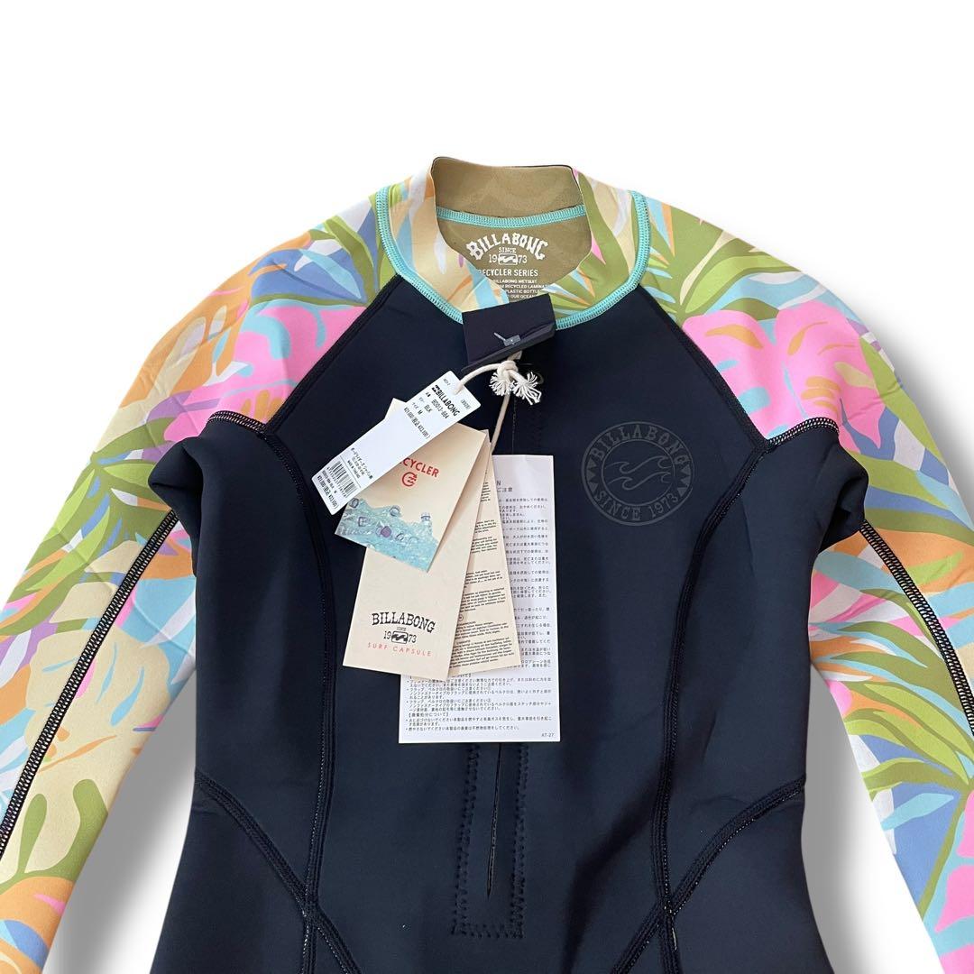 【新品】ビラボン レディース ロンスプ ロンスリ ウェットスーツ 既製サイズM