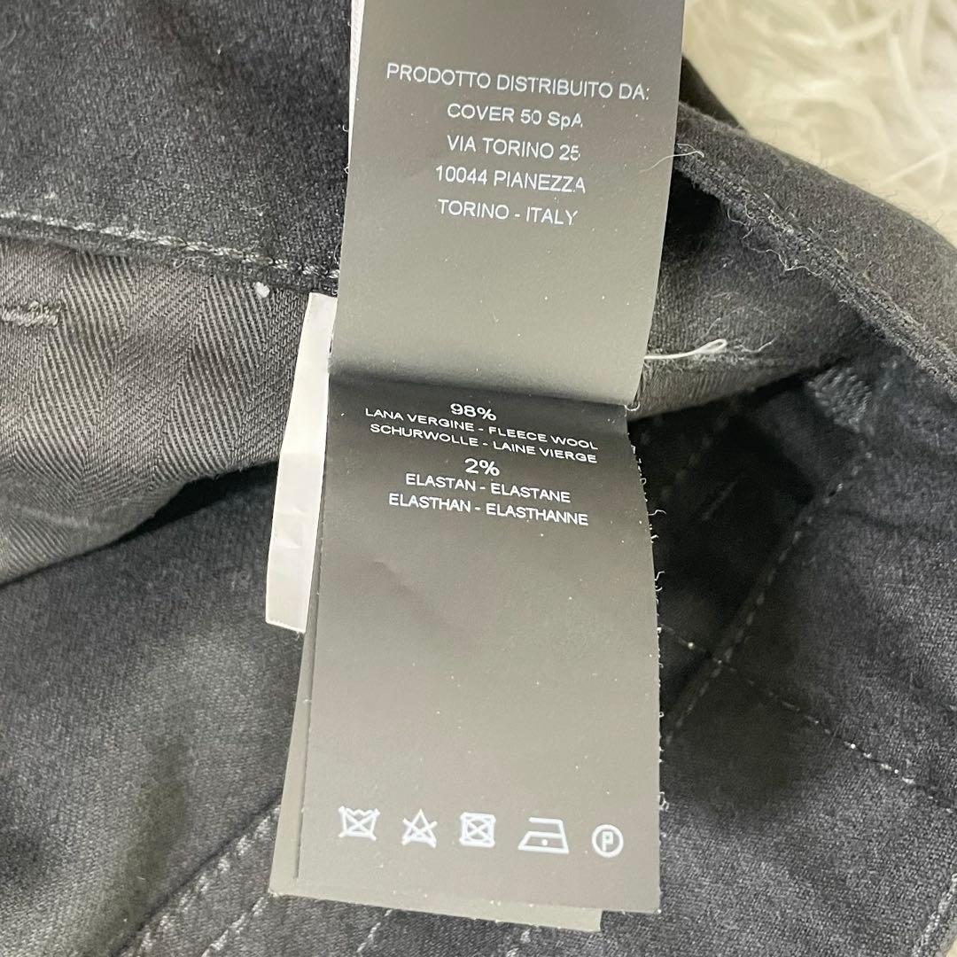 【美品】PTトリノ　SWING NEW SUPER SLIM FIT・フラノ