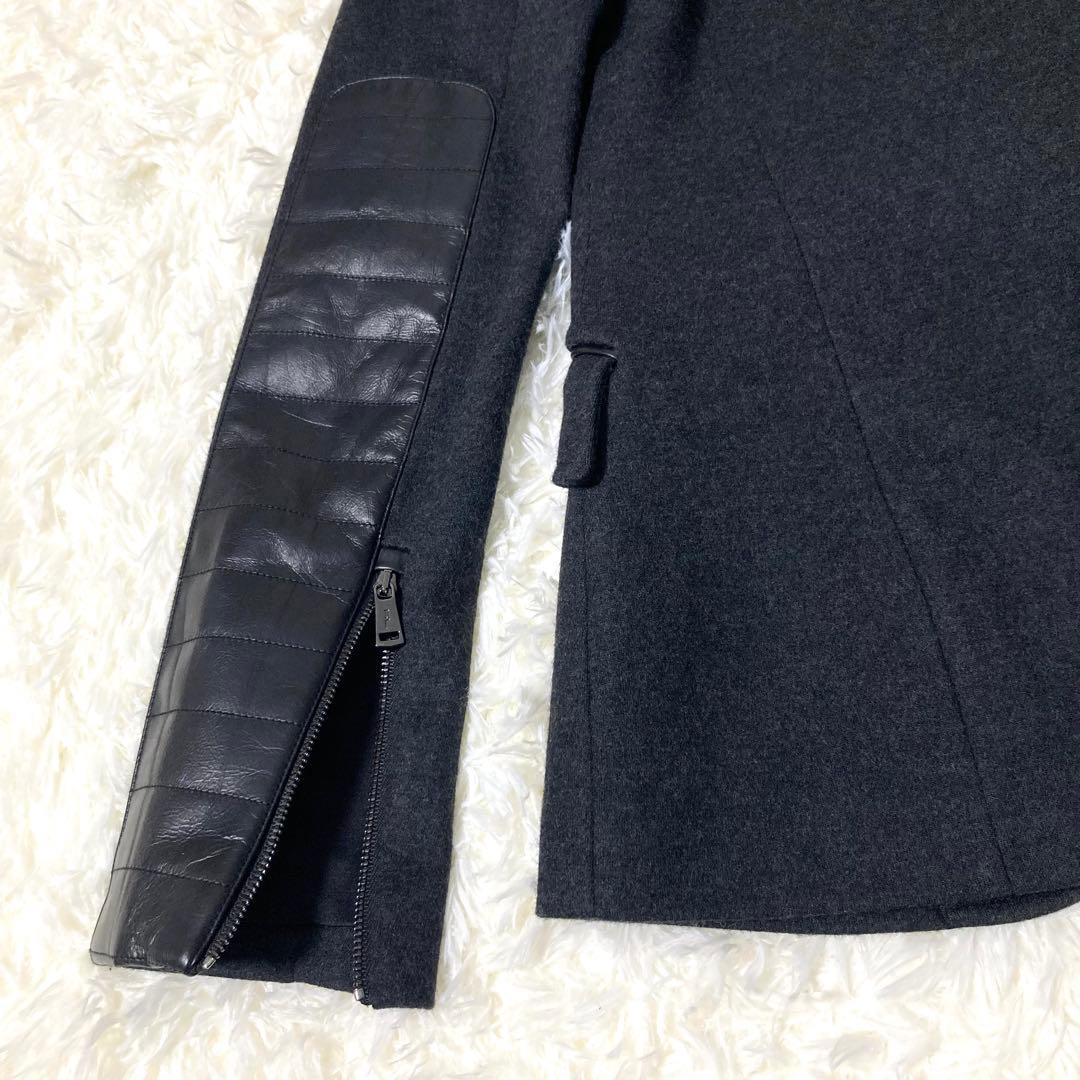 美品✨ラルフローレン テーラードジャケット 袖レザーパッチ ブラック S相当