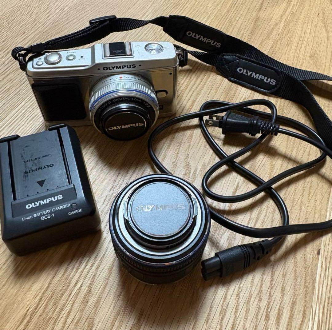 オリンパス　OLYMPUS PEN E-P1 ミラーレス一眼　レンズセット　本体