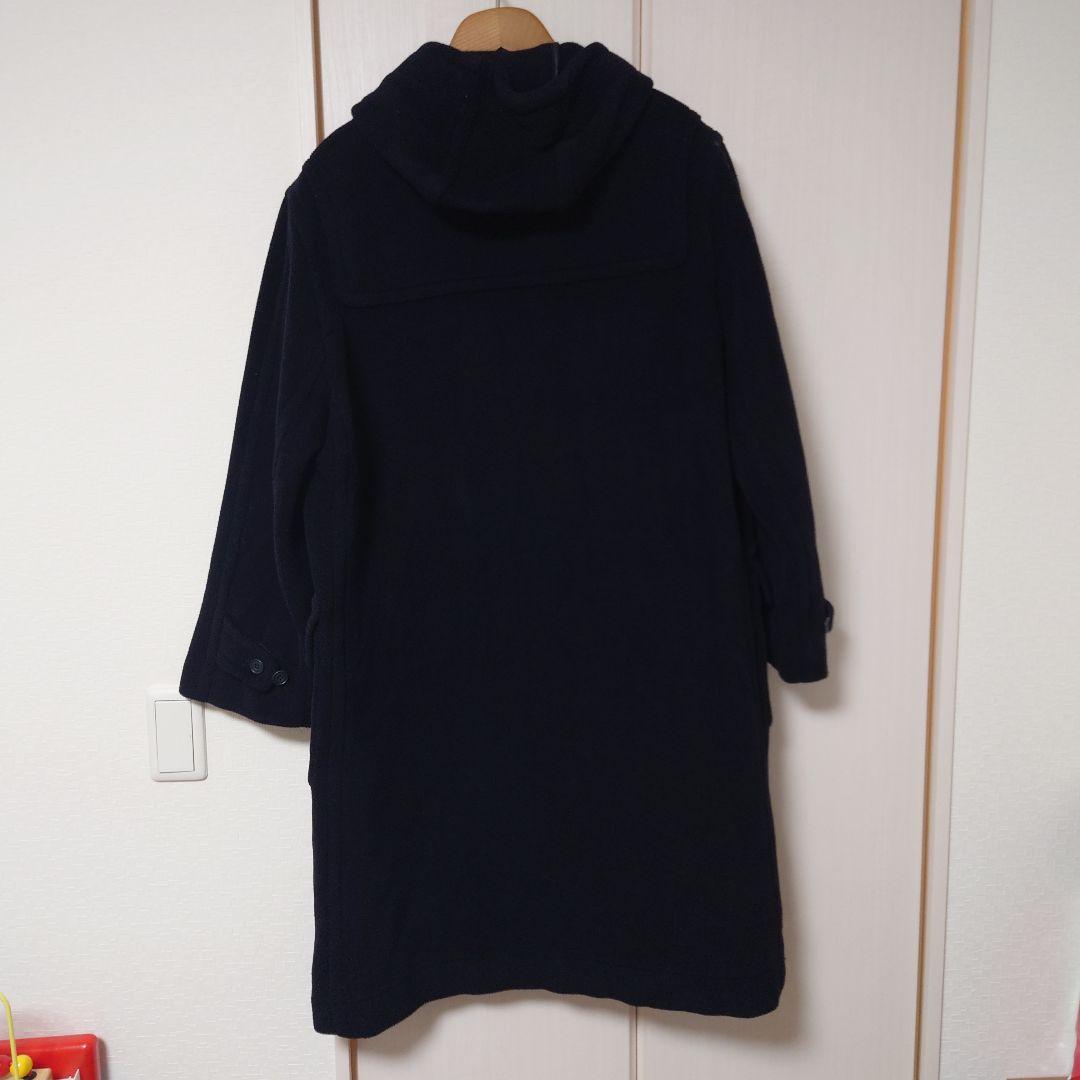 チベット社 ムーアブルックカットパイル ダッフルコート 濃紺（黒に近い）38