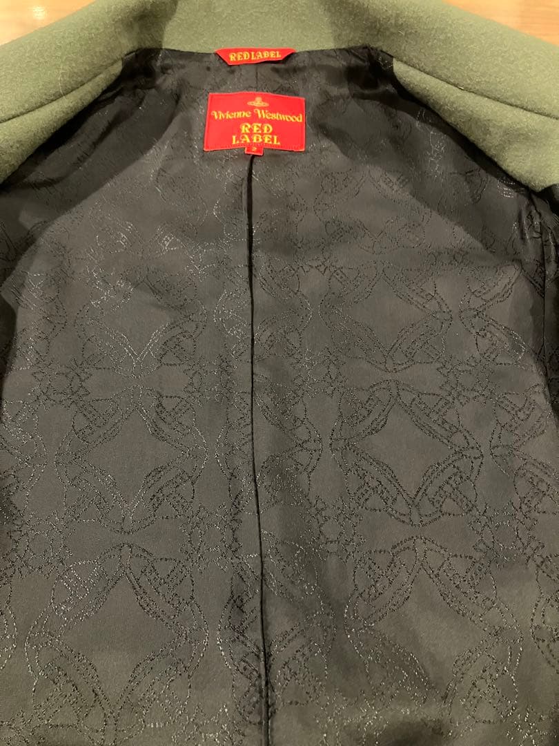 Vivienne Westwood オリーブグリーン ウールコート