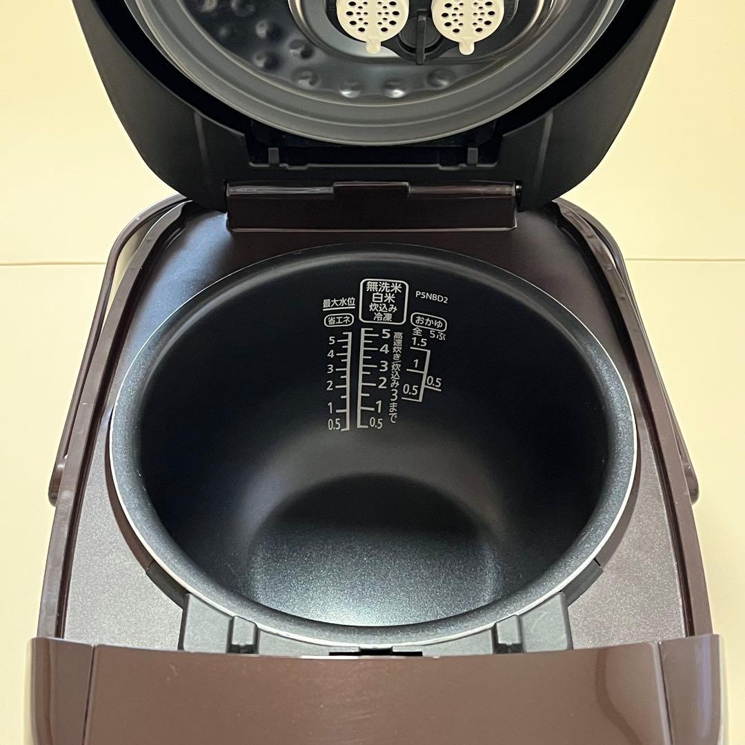 アイリスオーヤマ IRIS 圧力IH式 RC-PH50-T ブラウン 5.5合