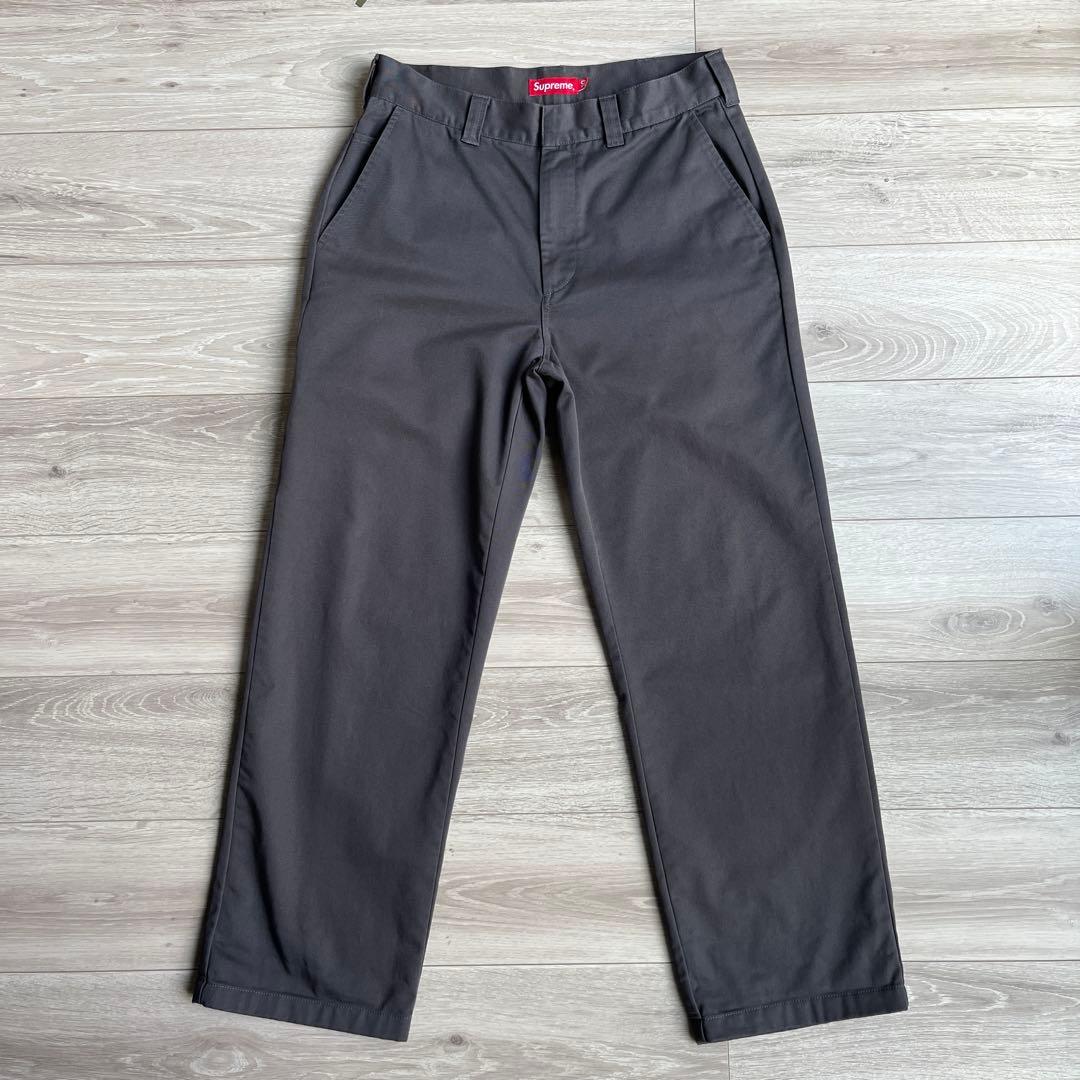 Supreme Work Pant Smoke スモーク 30