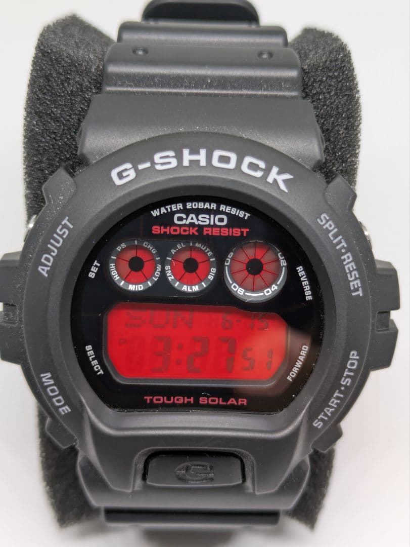 G-SHOCK G-6900CCレッド×マットブラック カスタム
