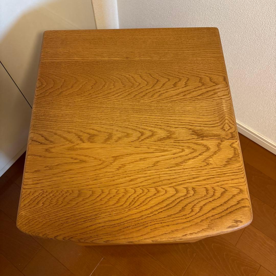 no34　木製デスク用ワゴン 3引き出し付き