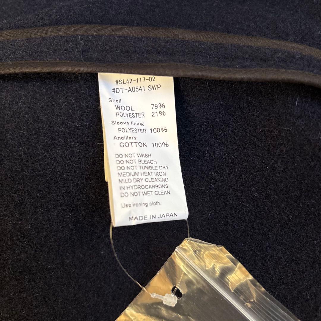 DANTON 24AW ギャザーショートコート WOMEN ネイビー