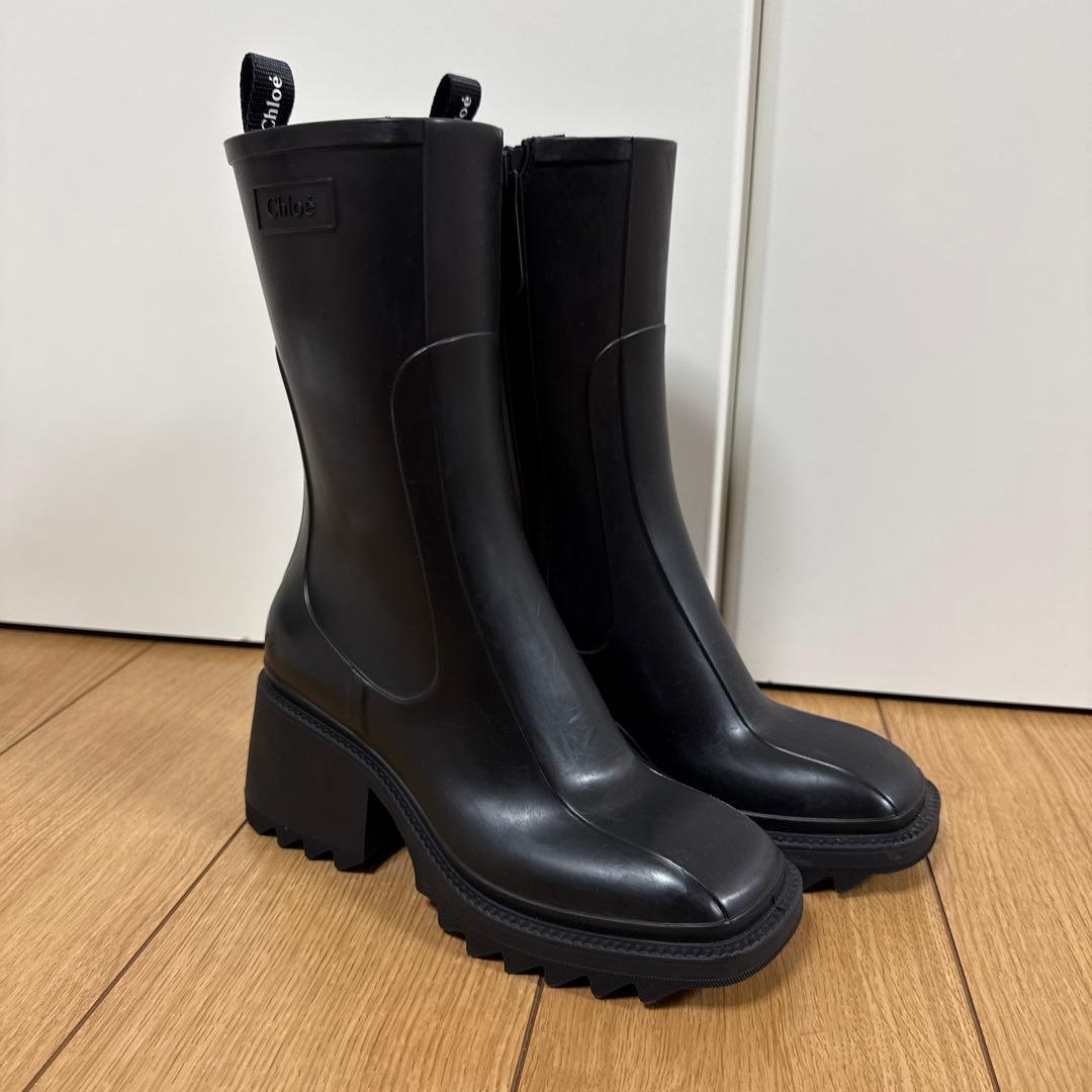【Chloe】クロエBETTYレインブーツ 37 23.5センチ
