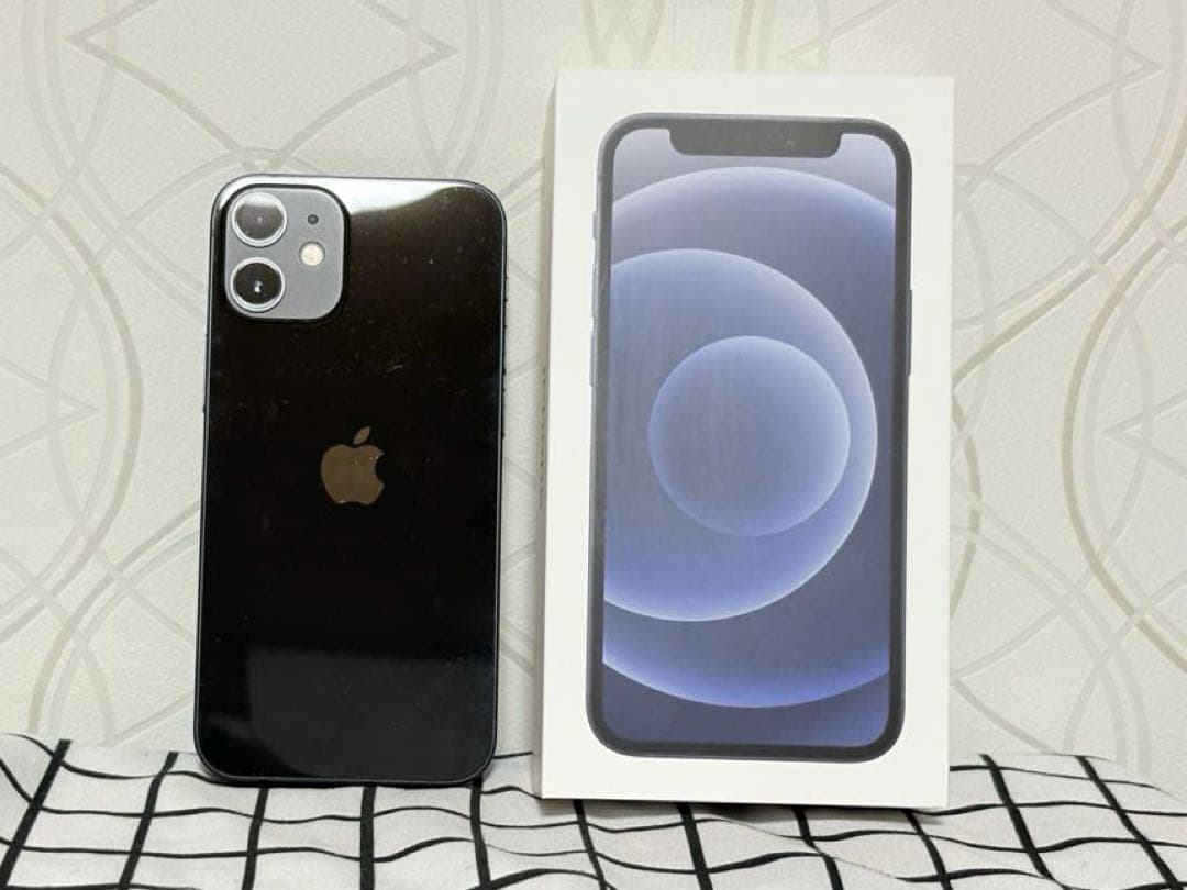 【美品】iPhone 12mini ブラック 128G 純正バッテリー83%