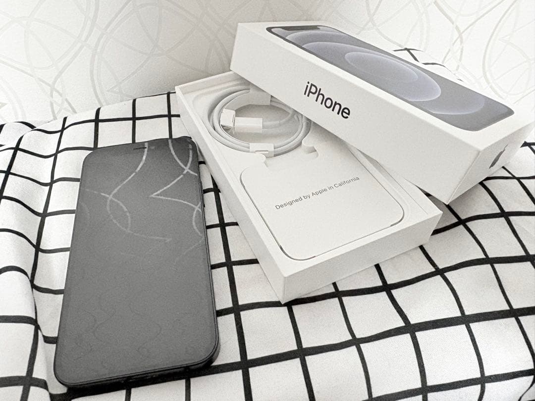 【美品】iPhone 12mini ブラック 128G 純正バッテリー83%