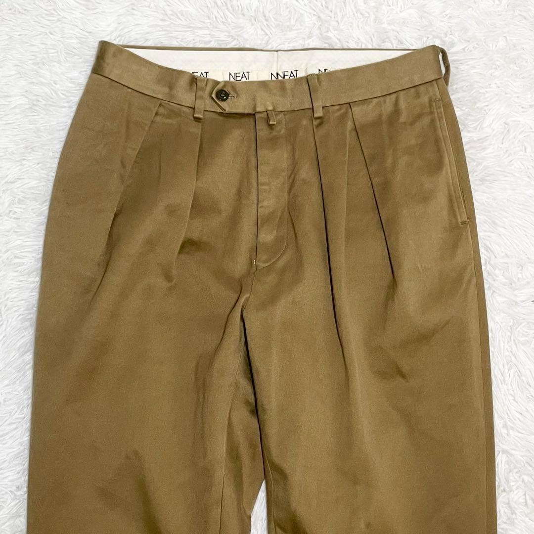 【美品】ニート　スラックス・TURPAN SATIN TAPERED・48