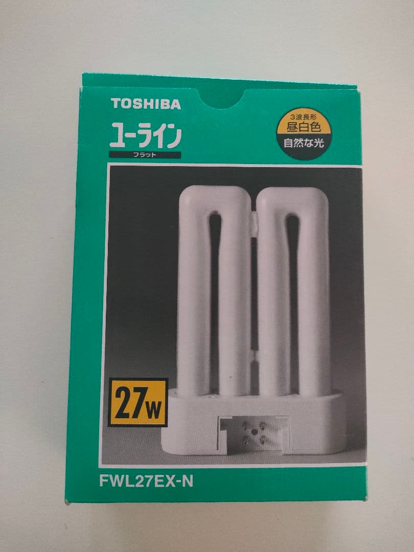 TOSHIBA FWL27EX-N×5個 フラット蛍光灯