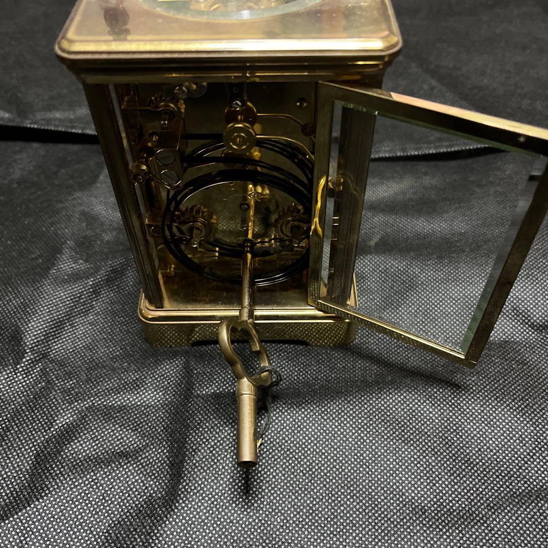 クラシックハンドル付き置時計