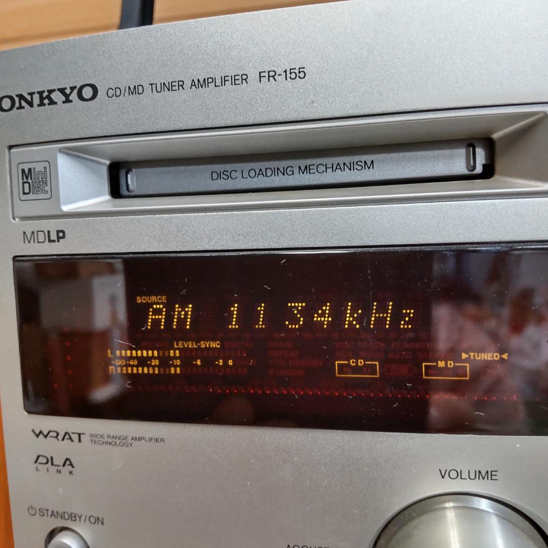 値下げ リペア済 ONKYO CD/MD/FM/AM/AUX/OPT
