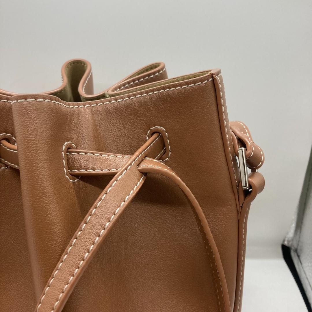 ▼美品　vasic CLUB MINI ショルダーバッグ　レザー　ブラウン