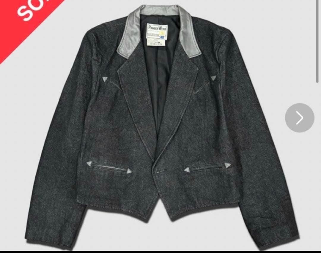 ウエスタン　スペンサージャケット　テーラード　短丈