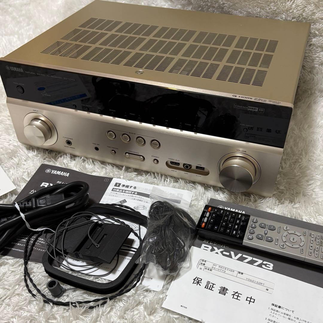 【極美品】YAMAHA RX-V773 AVアンプ　ゴールド