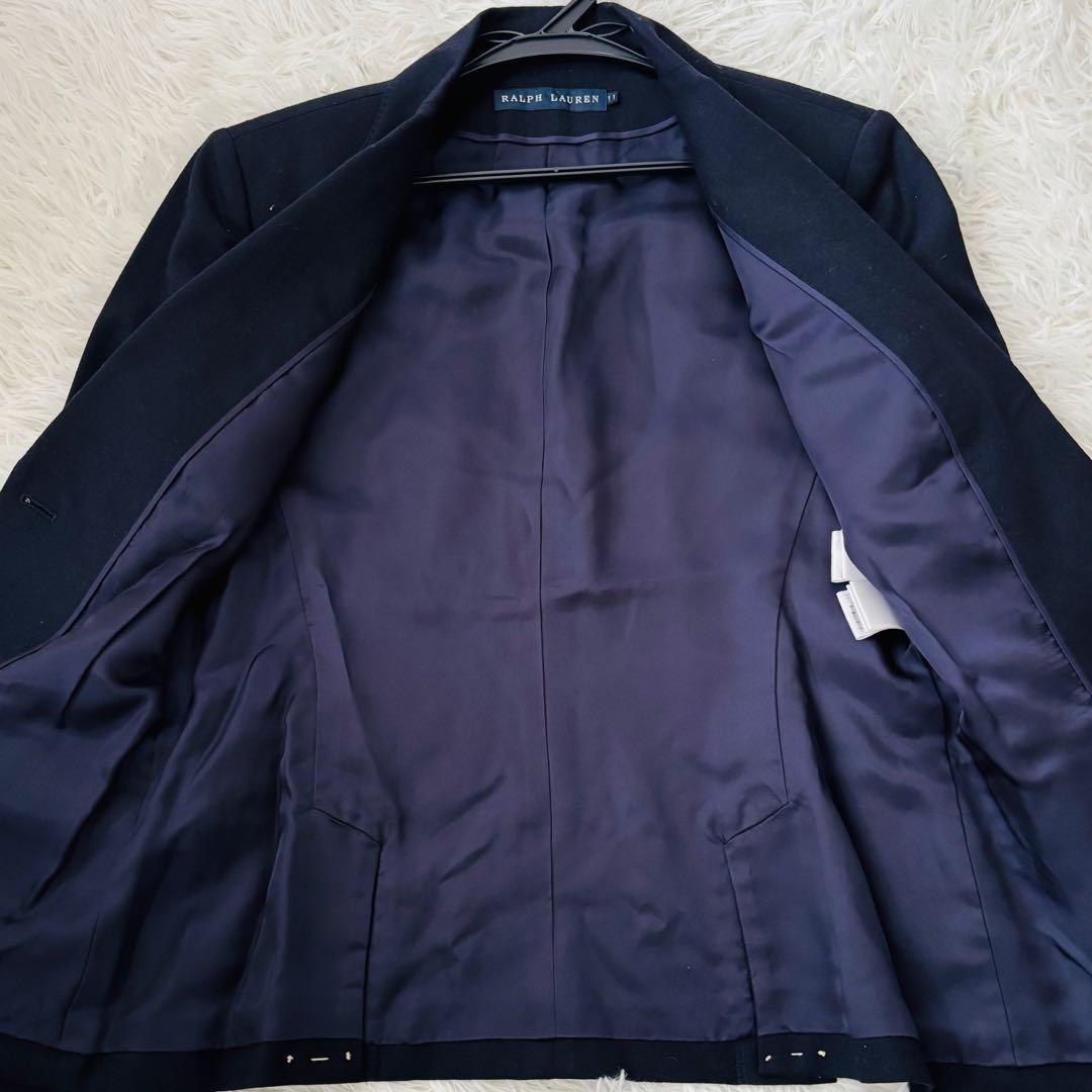 美品✨ラルフローレン 紺ブレザー エンブレム RLロゴ 金ボタン11号
