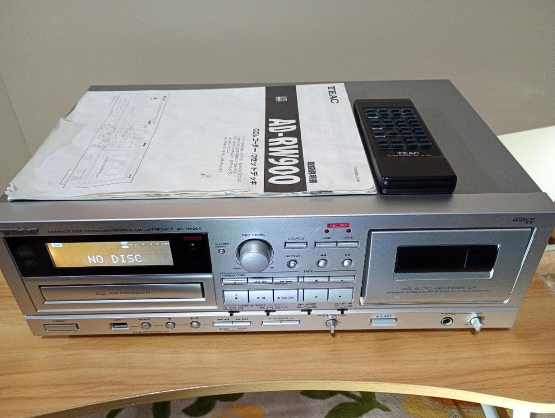 TEAC AD-RW900 CDレコーダー・カセットデッキ