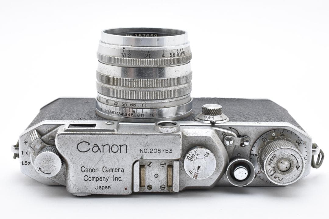 キャノン 50mm f:1.8 レンジファインダー フィルム カメラ レンズ