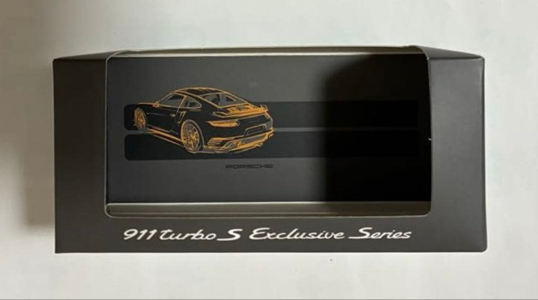 ポルシェ 911 ターボ S ミニカー（ゴールド）