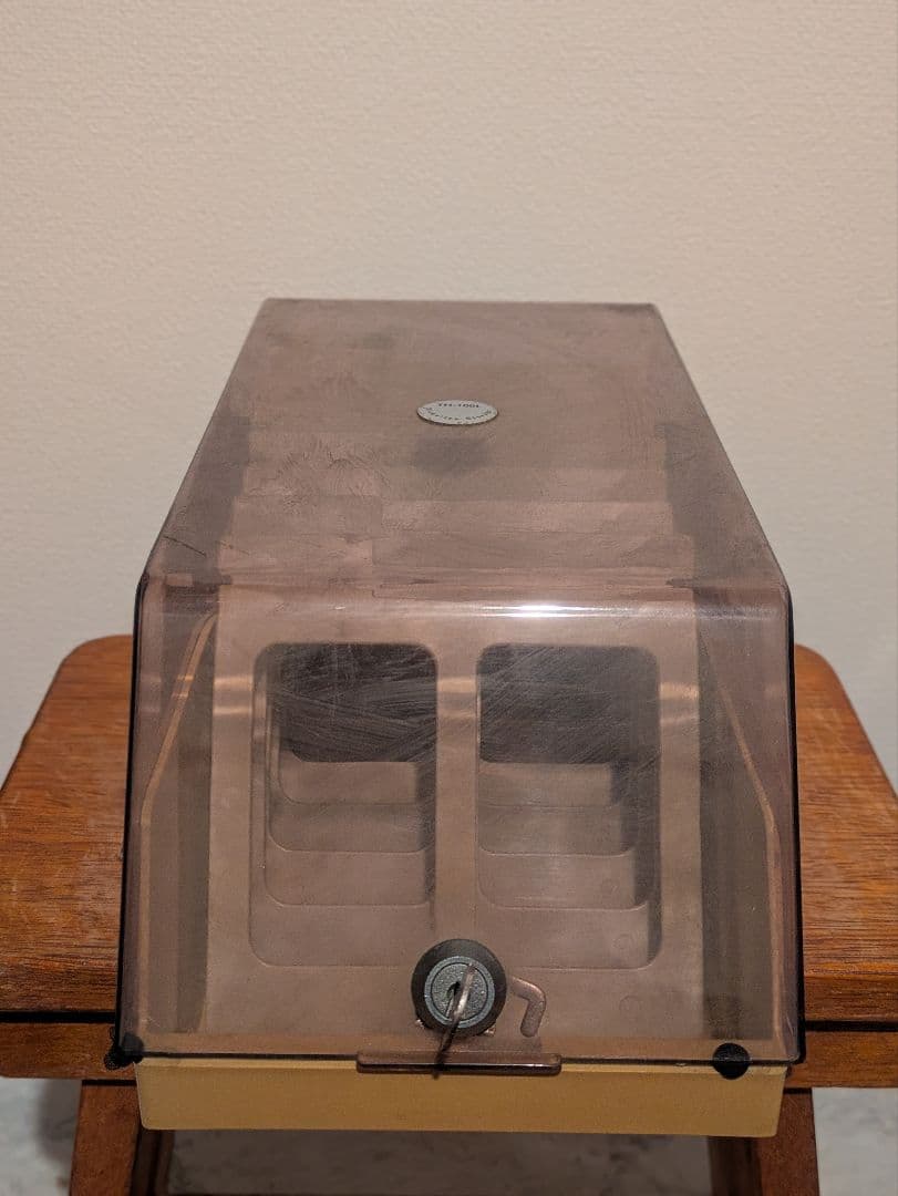 希少鍵付き/フロッピーディスクケース TH-100L/5インチストレージボックス