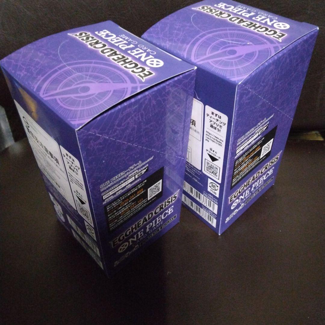 ワンピースカードEGGHEADCRISISシール付きBOX