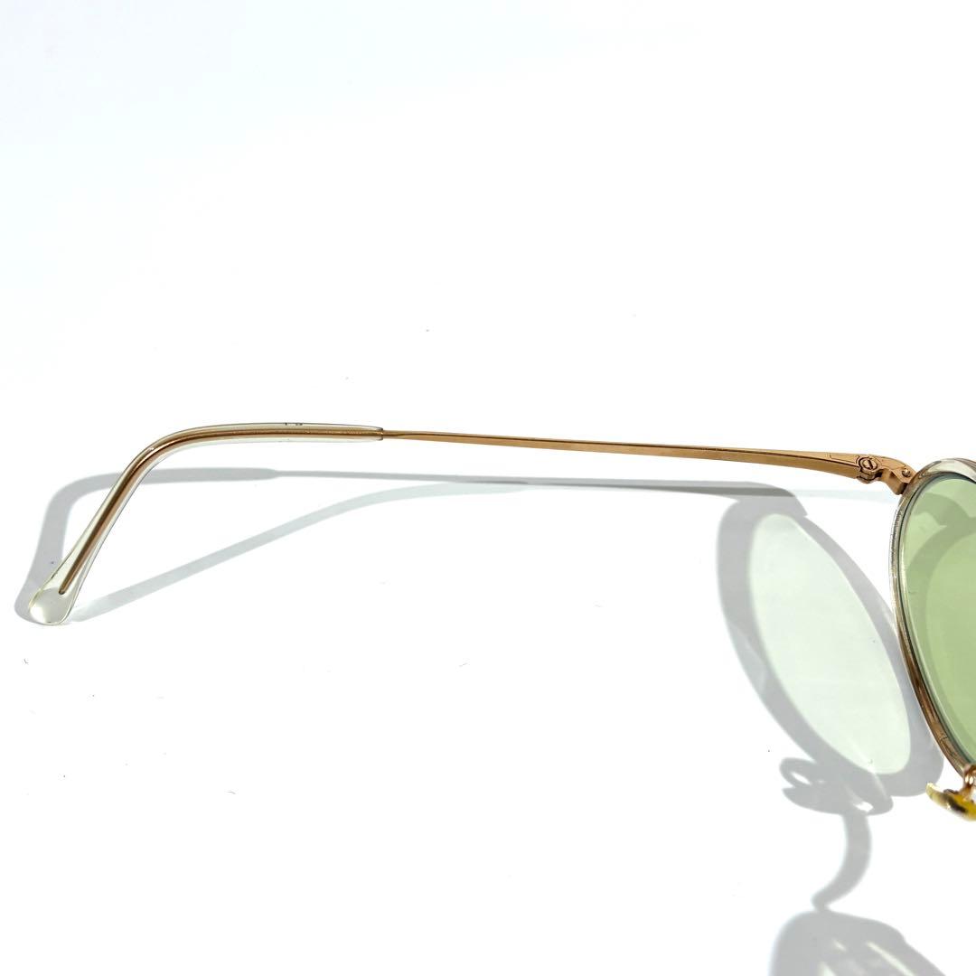 美品★ 白山眼鏡店 サングラス オーバル