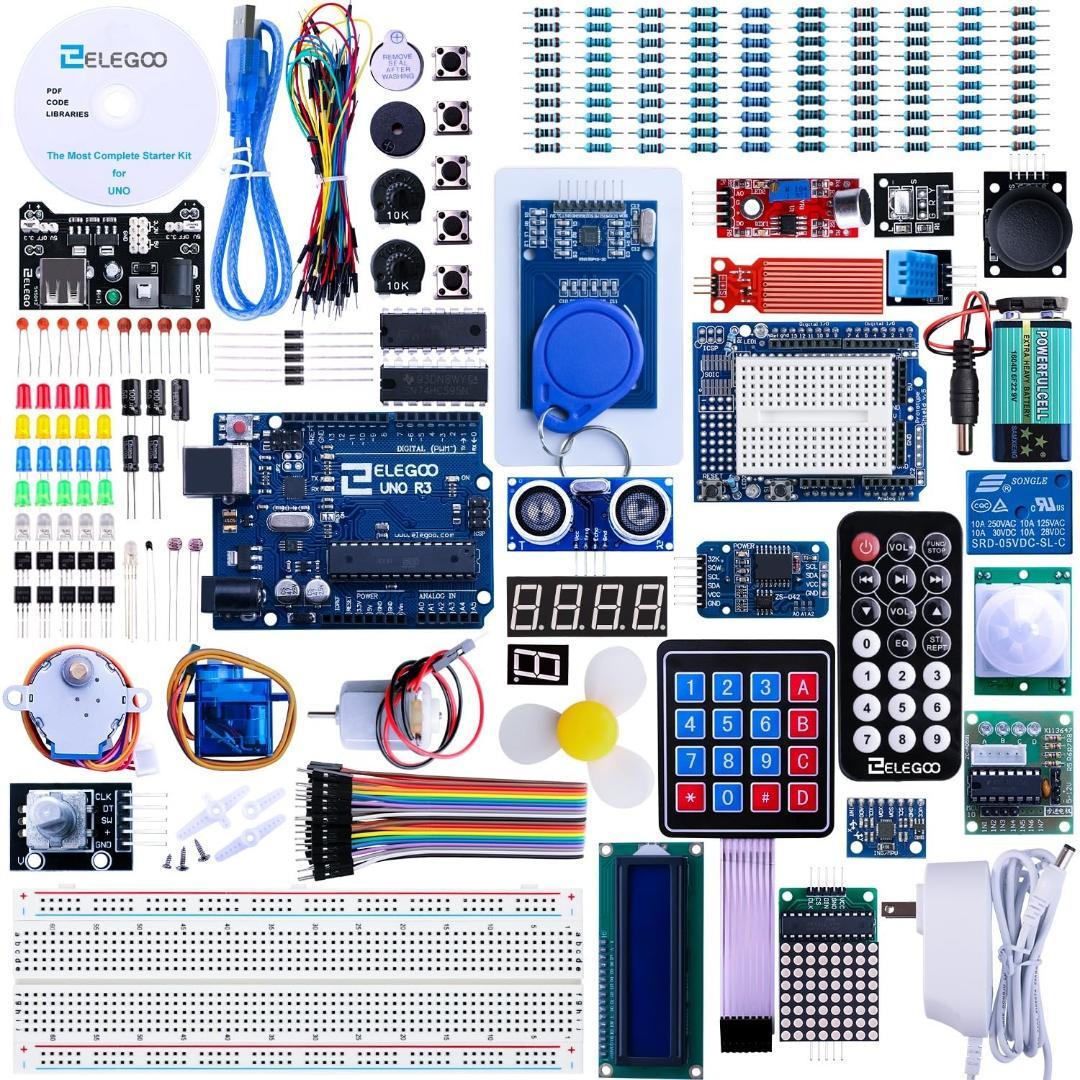 Arduino用のUNO R3 最終版スタータキット (63 Items)