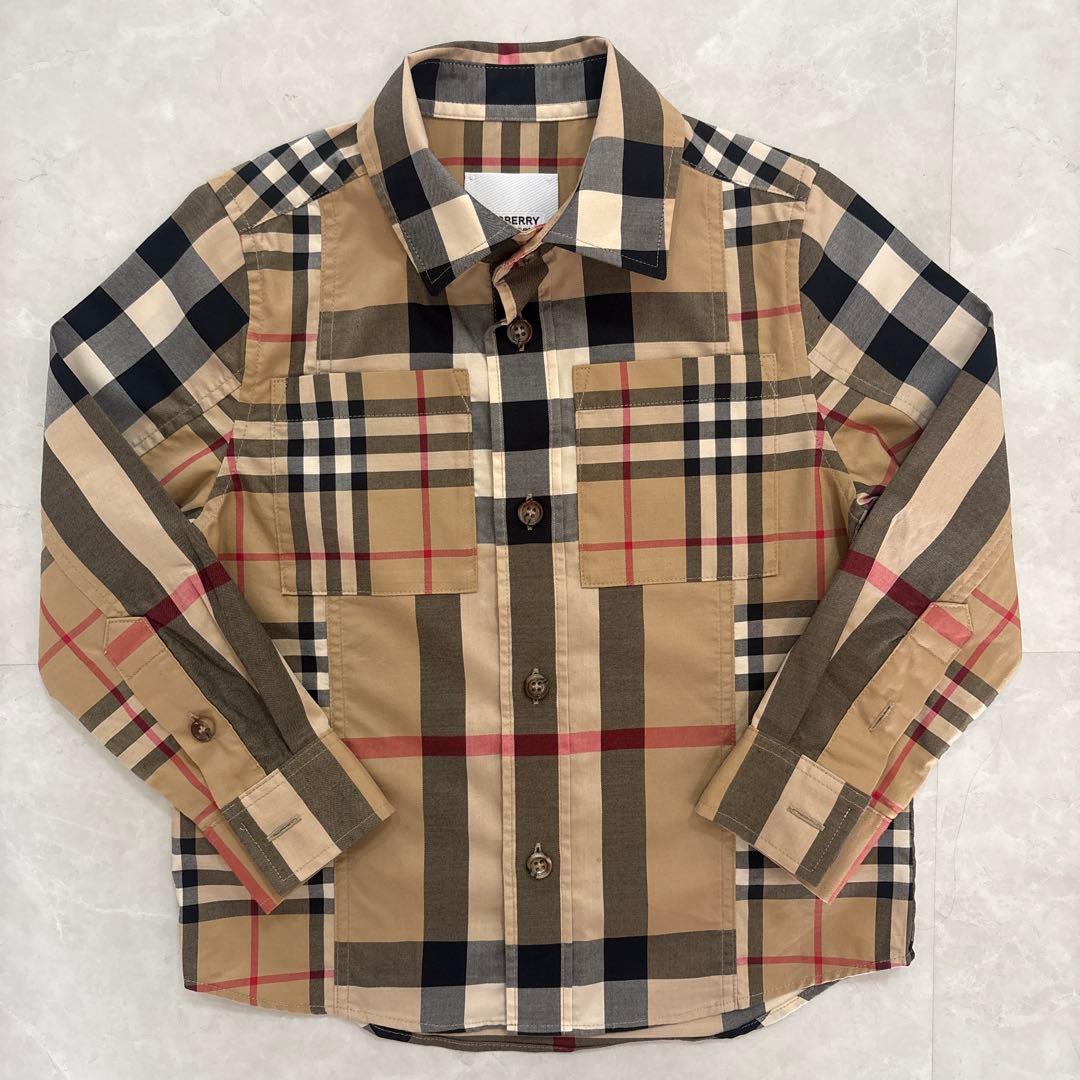 BURBERRY チェック柄 長袖シャツ