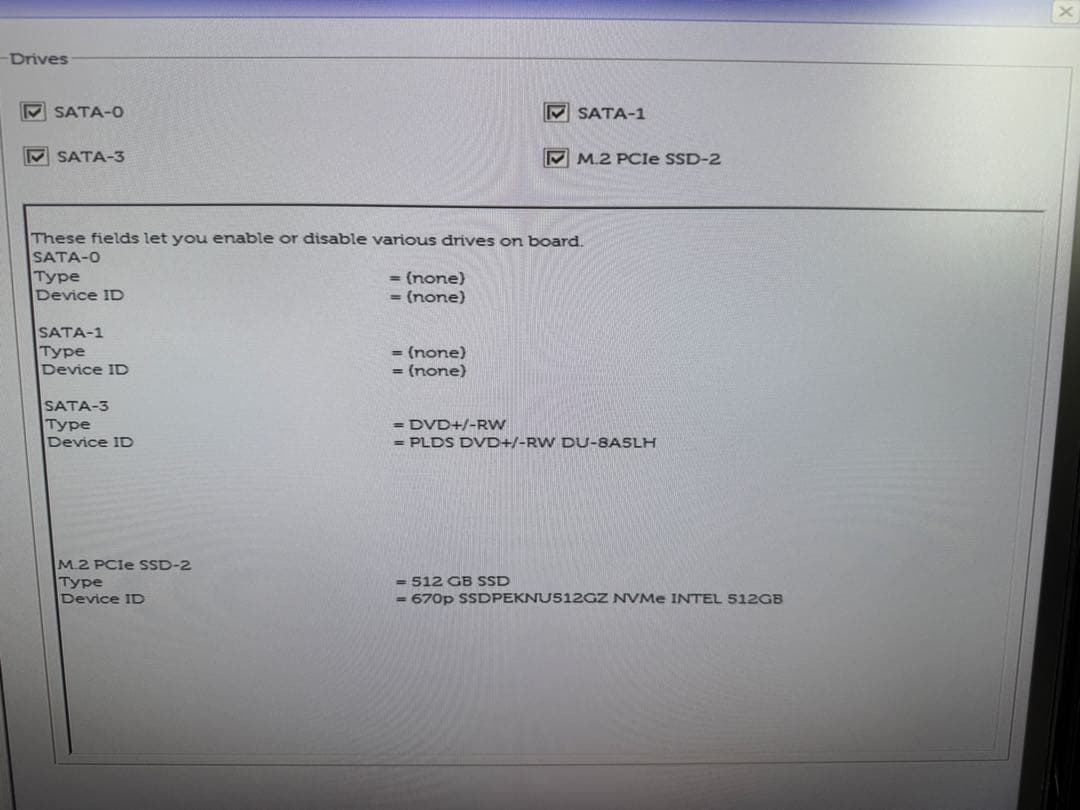 第10世代 DELL Vostro 3681 M.2 SSD 512GB