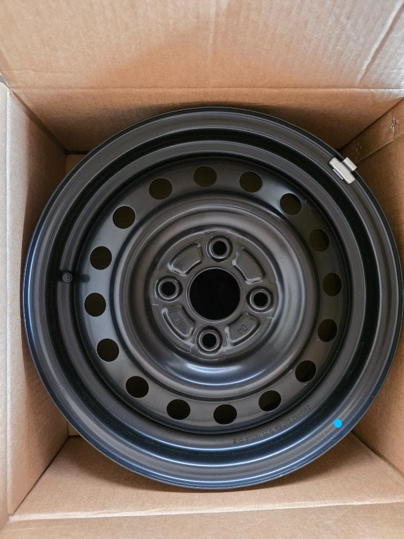 スズキ純正 アルトラパン スチールホイール 2本①