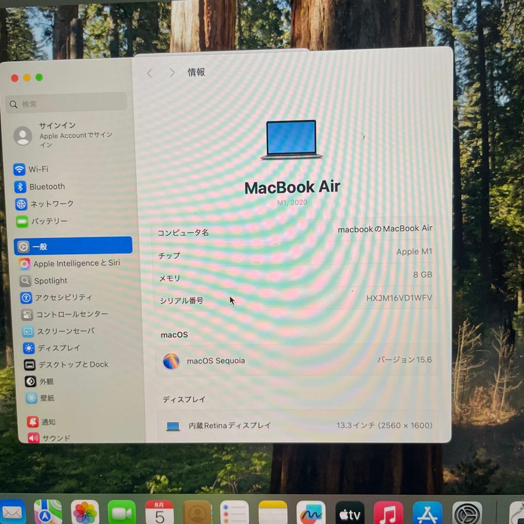 MacBook本体 Apple MacBook Air (M1, 8GB,256GB)