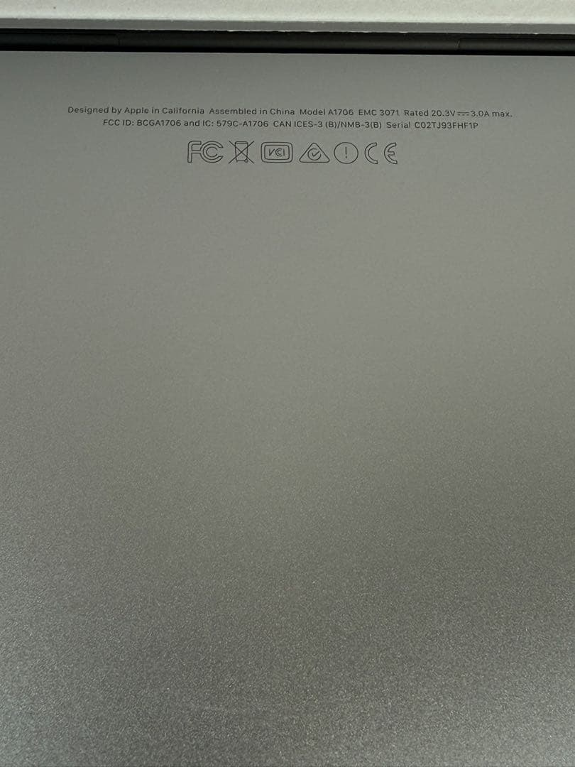 MacBook本体 Apple MacBook Pro 13 2016 i5/8GB/500GB