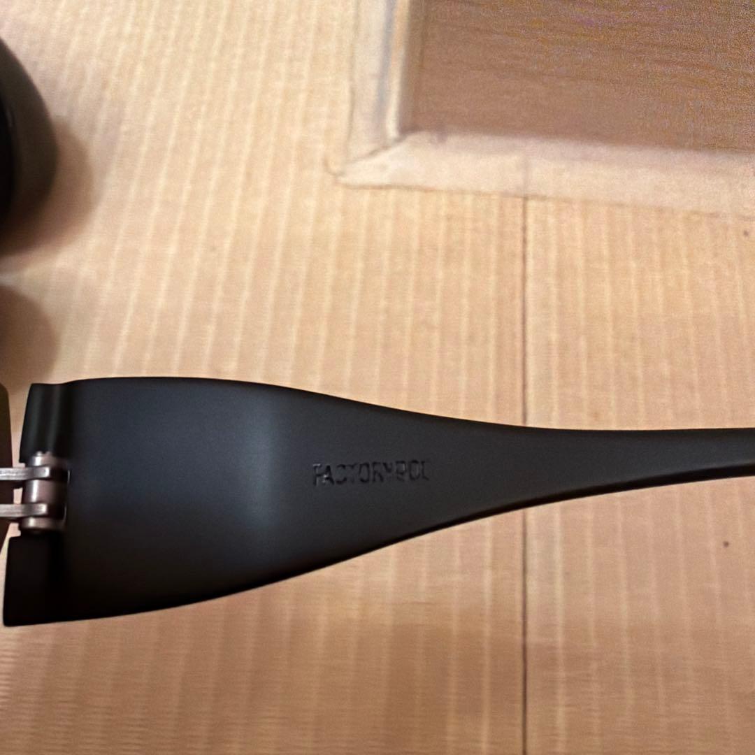FACTORY900 ブラック メガネ ケース付き