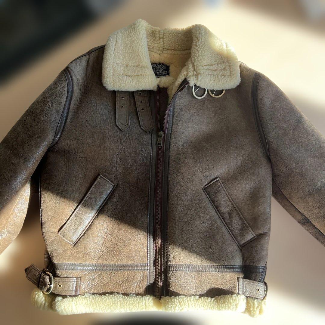 US sheepskin Ｂ-３ムートンジャケット