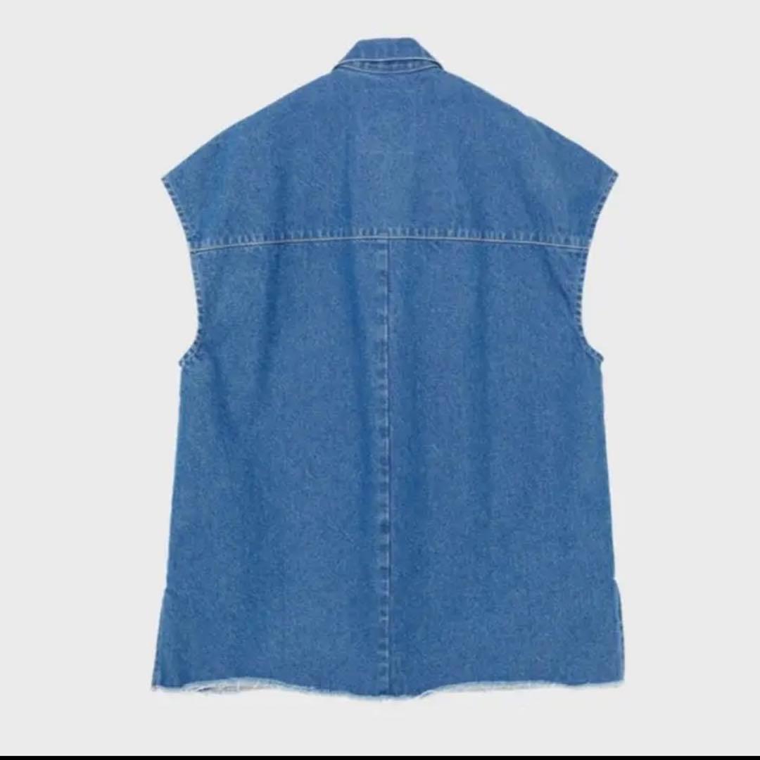 新品⭐️スタニングルアー デニムスリーブレスシャツ　S
