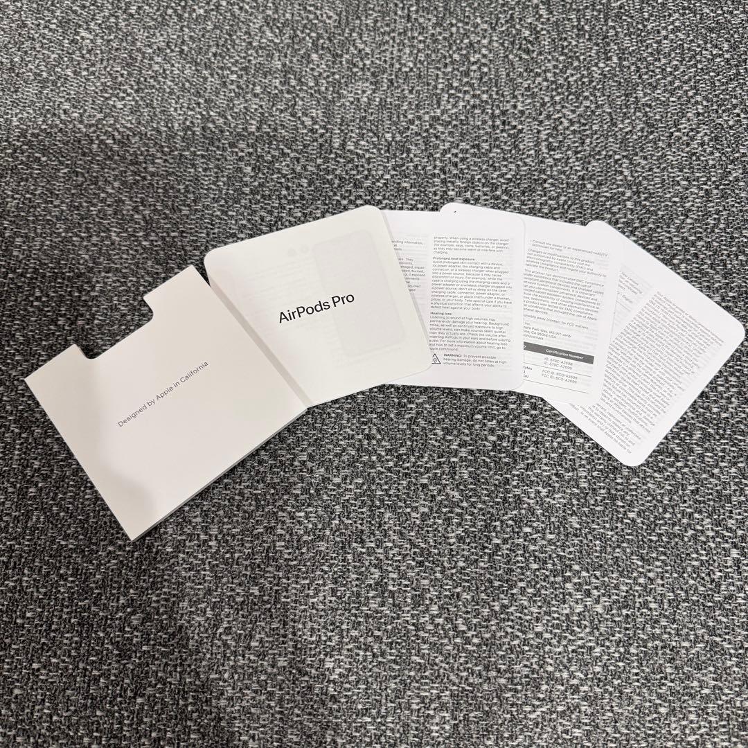 【美品】Apple AirPods Pro 第2世代 本体 付属品完備