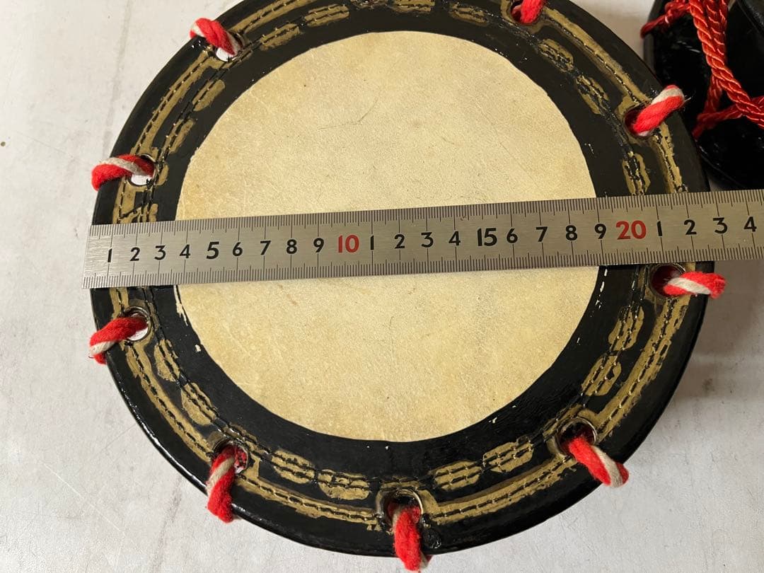 締太鼓　大小セット 約23cmと約17cm